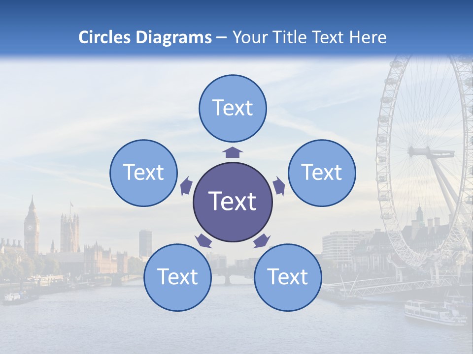 Tourism Panoramic Tower PowerPoint Template