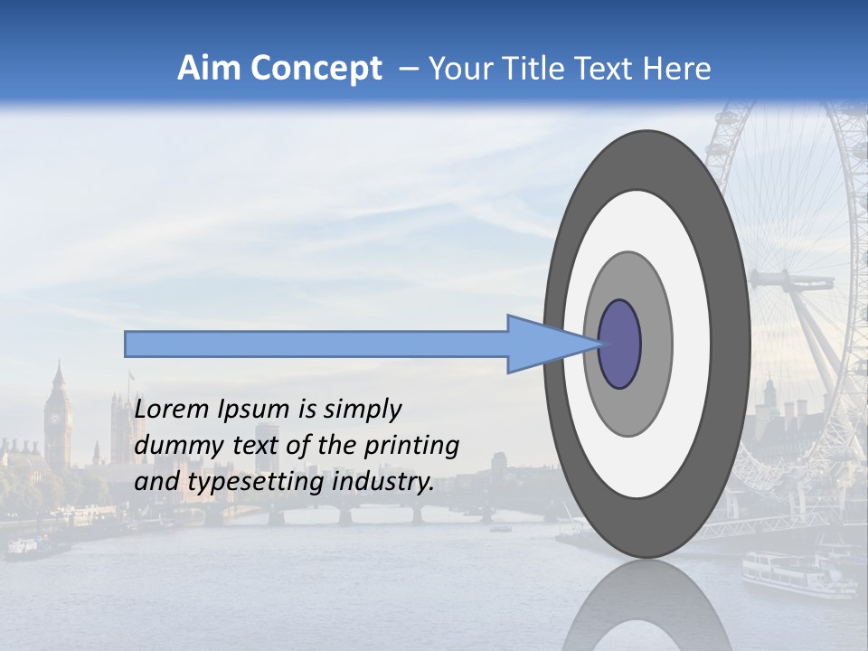 Tourism Panoramic Tower PowerPoint Template