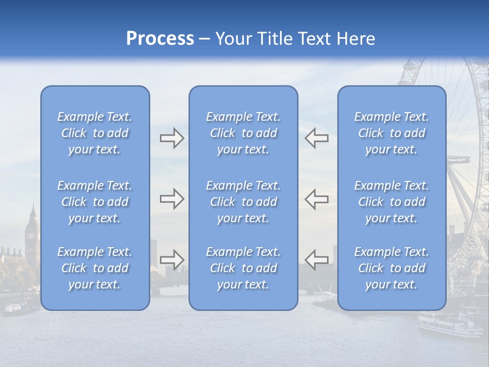 Tourism Panoramic Tower PowerPoint Template