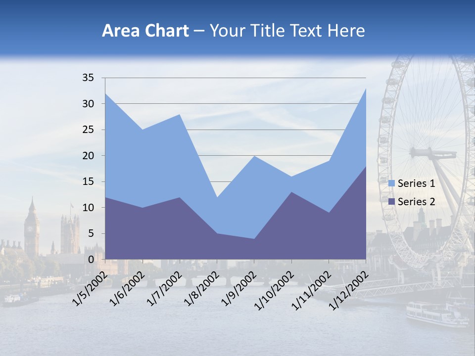 Tourism Panoramic Tower PowerPoint Template