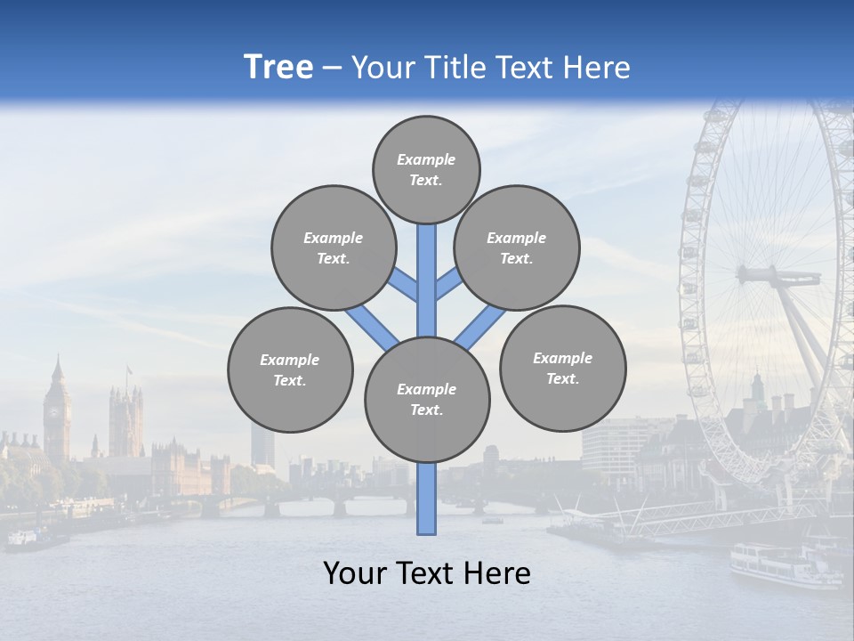 Tourism Panoramic Tower PowerPoint Template