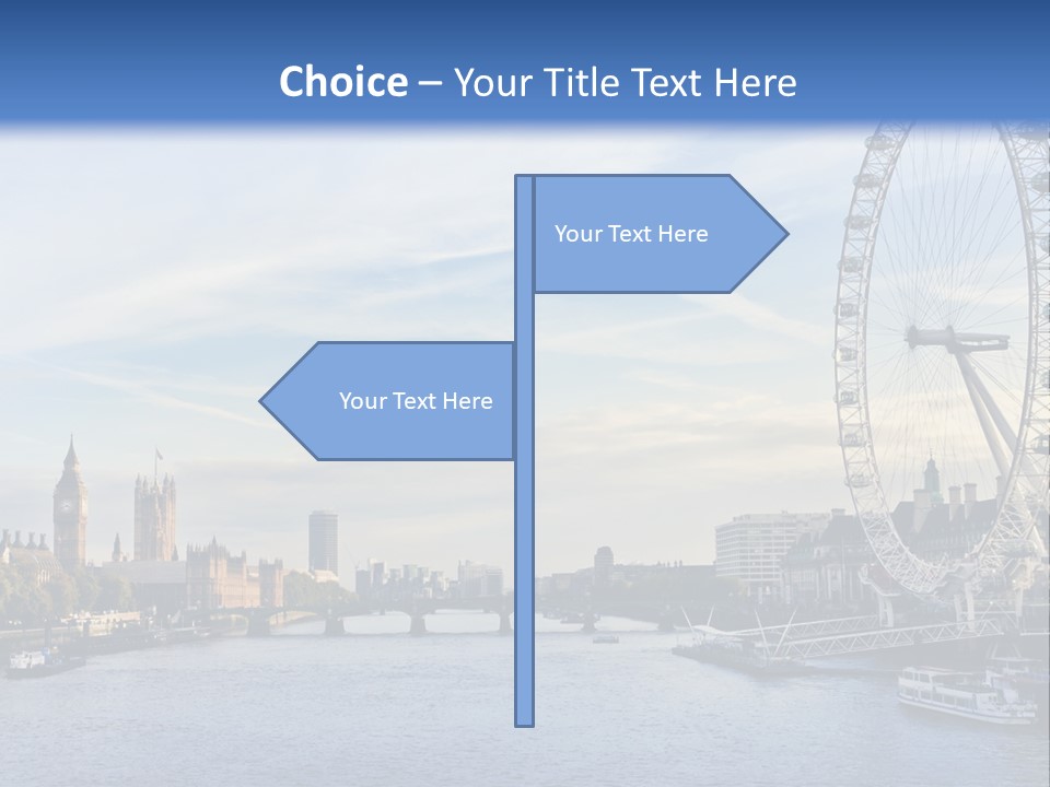 Tourism Panoramic Tower PowerPoint Template