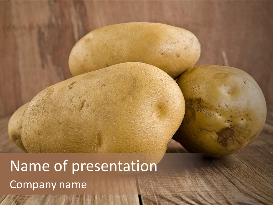 Food Plant Half PowerPoint Template
