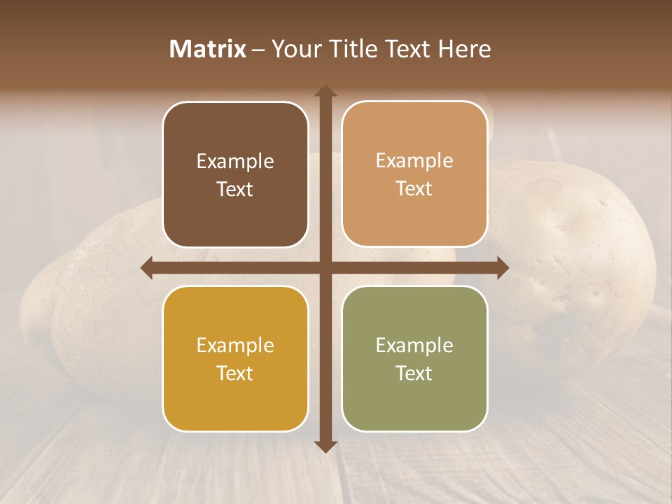 Food Plant Half PowerPoint Template