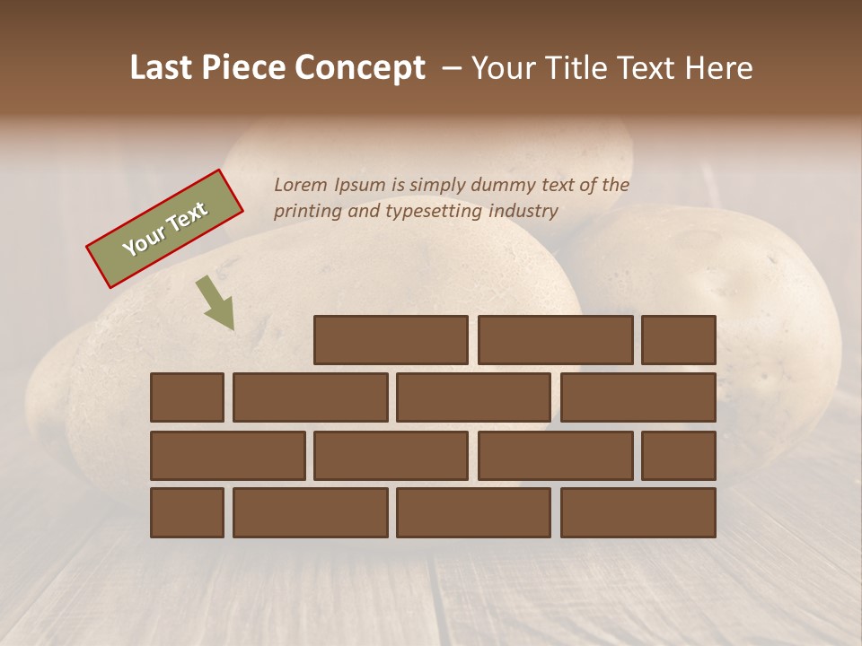 Food Plant Half PowerPoint Template