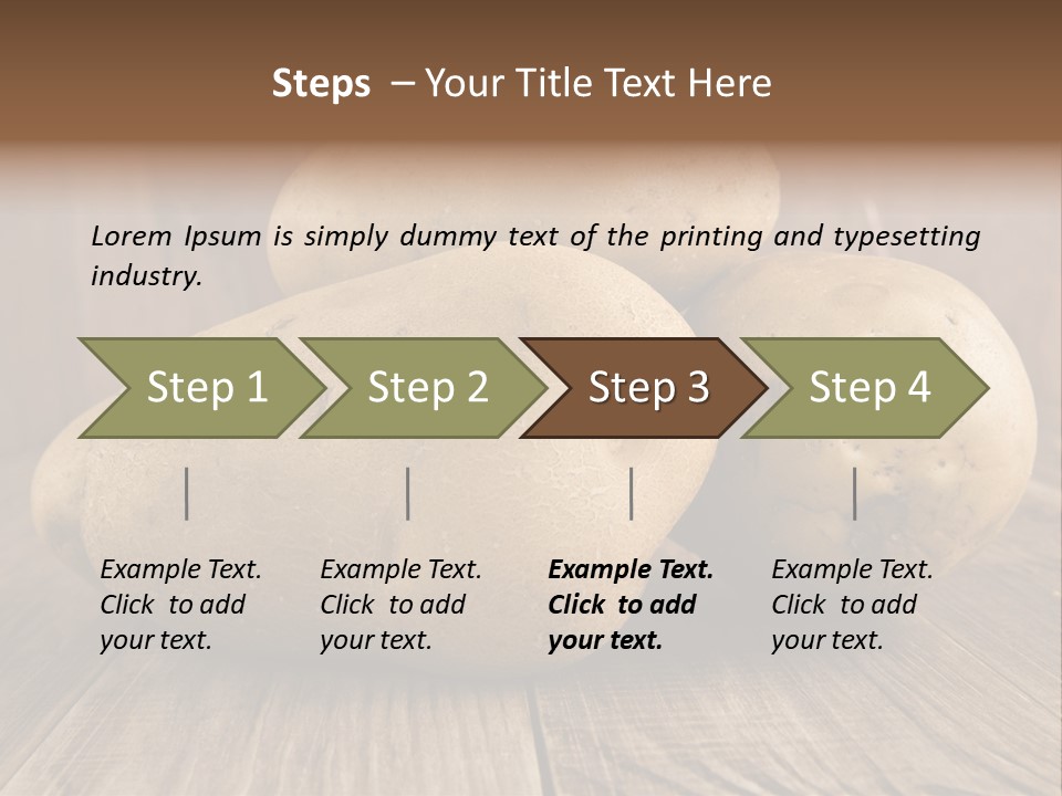Food Plant Half PowerPoint Template