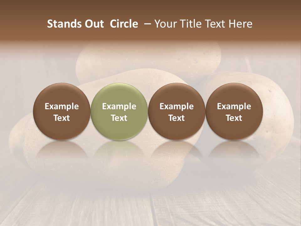 Food Plant Half PowerPoint Template