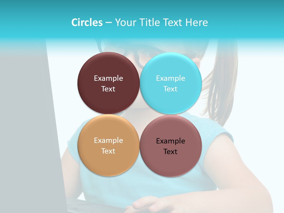 Notebook Positive Computer PowerPoint Template