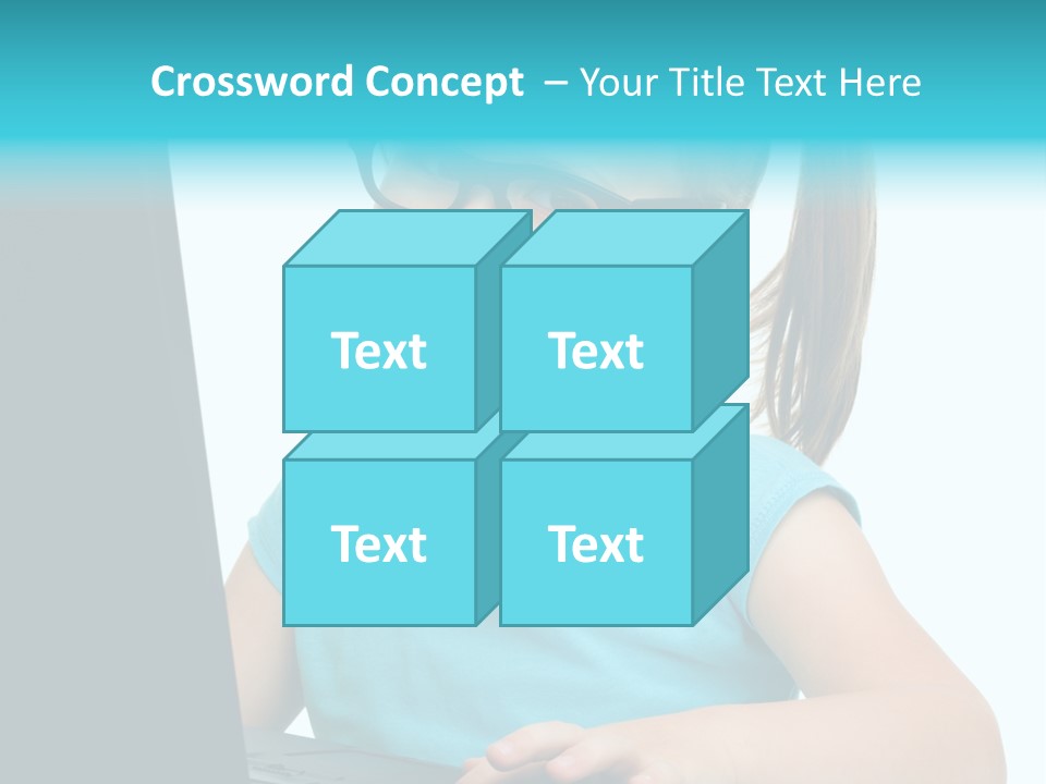 Notebook Positive Computer PowerPoint Template