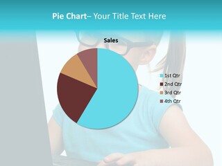 Notebook Positive Computer PowerPoint Template