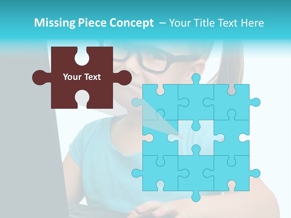 Notebook Positive Computer PowerPoint Template