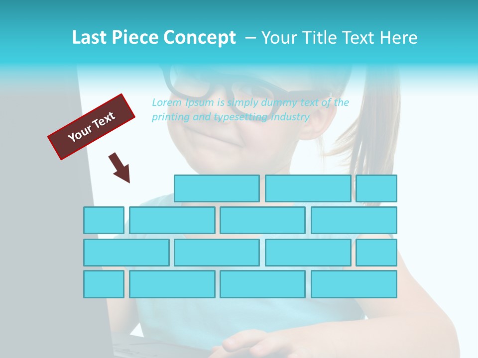 Notebook Positive Computer PowerPoint Template