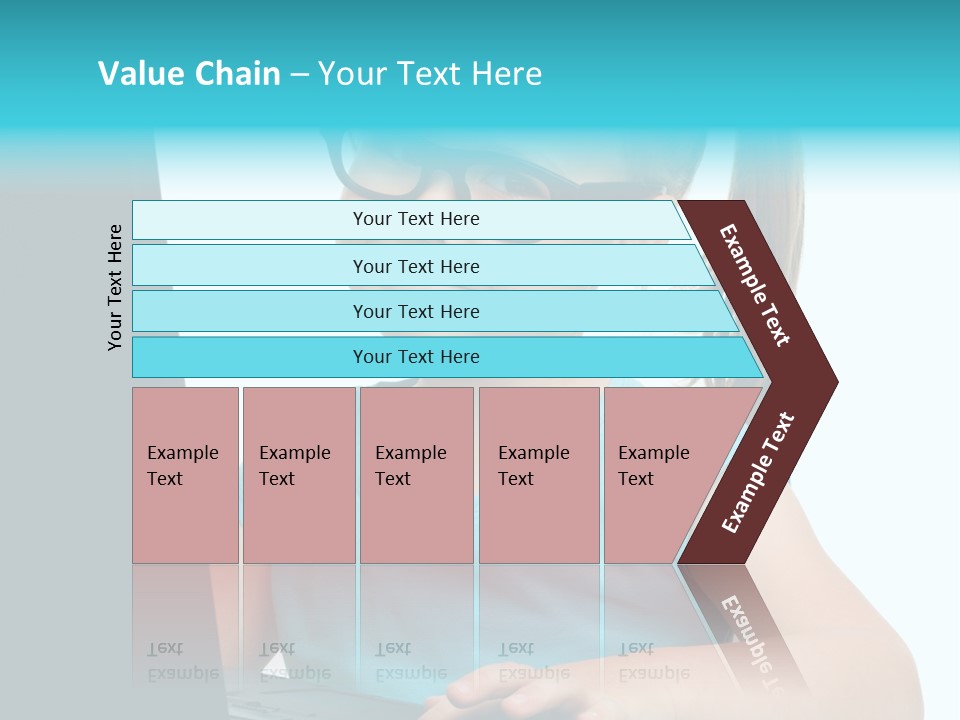 Notebook Positive Computer PowerPoint Template