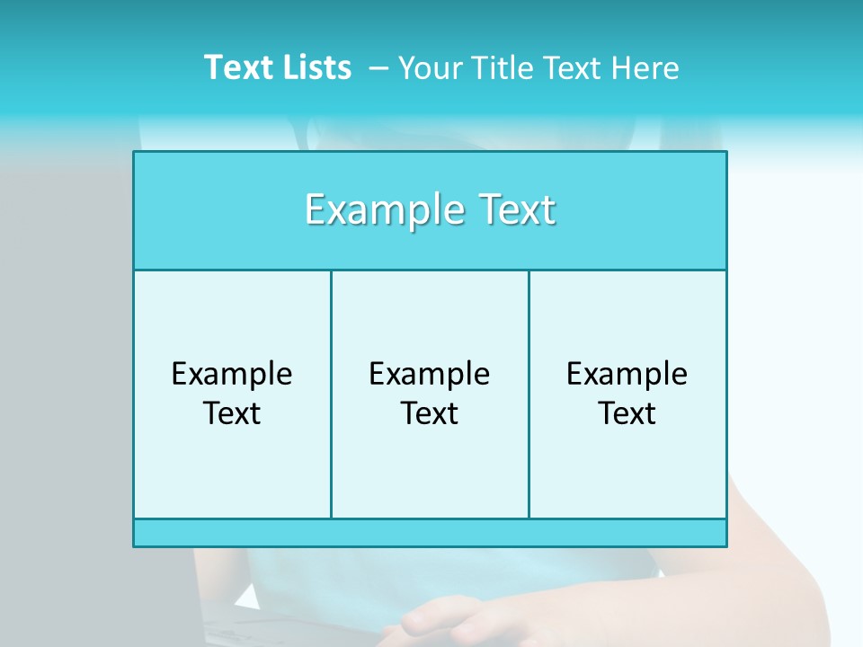 Notebook Positive Computer PowerPoint Template