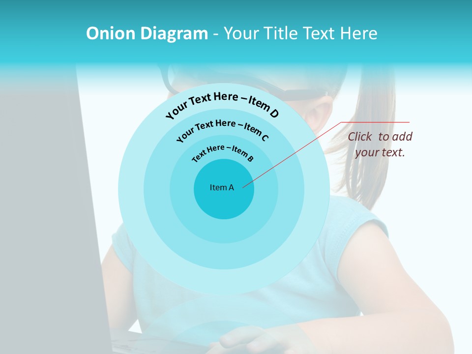 Notebook Positive Computer PowerPoint Template