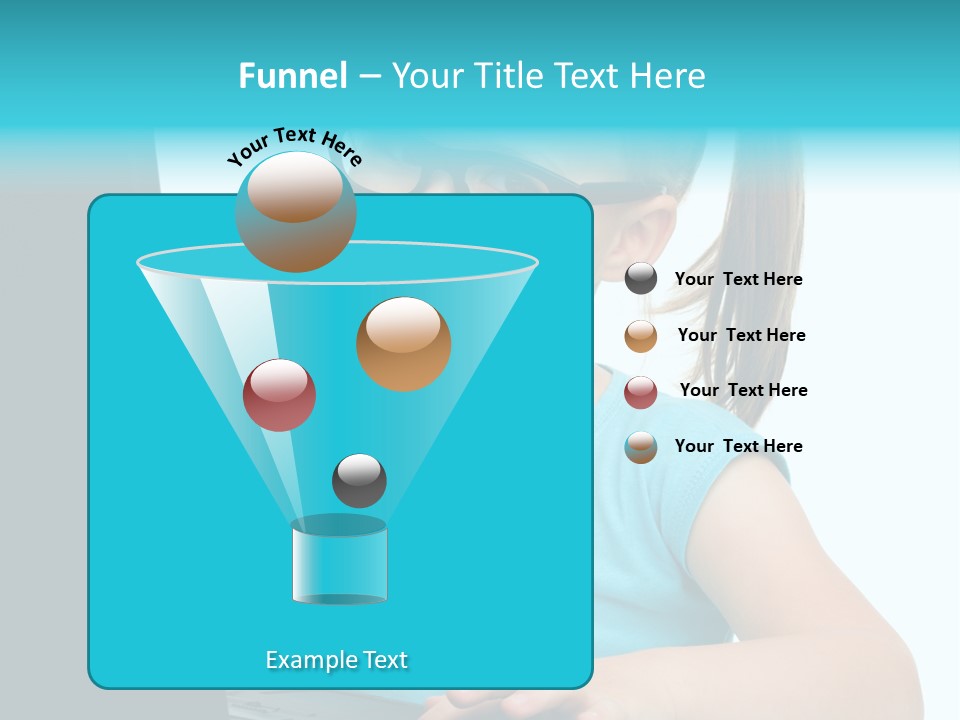 Notebook Positive Computer PowerPoint Template