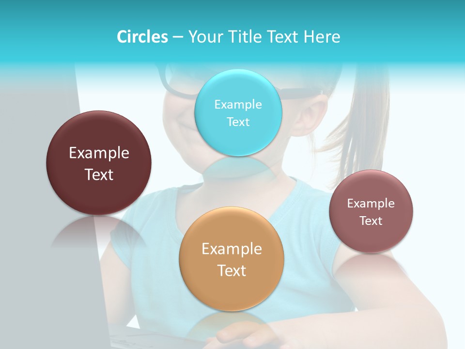 Notebook Positive Computer PowerPoint Template