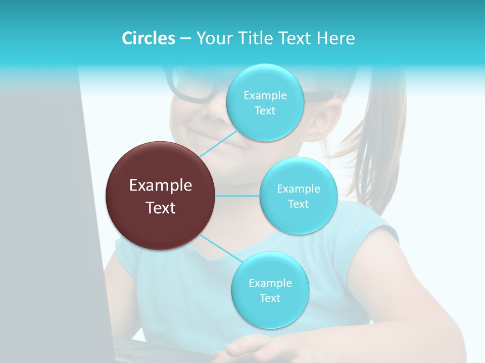 Notebook Positive Computer PowerPoint Template