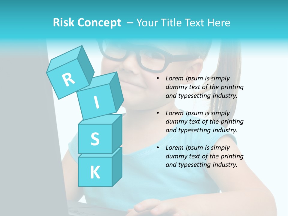 Notebook Positive Computer PowerPoint Template