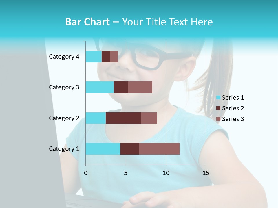 Notebook Positive Computer PowerPoint Template