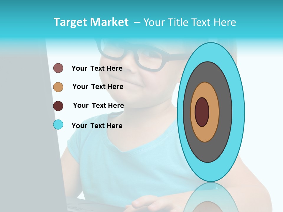 Notebook Positive Computer PowerPoint Template