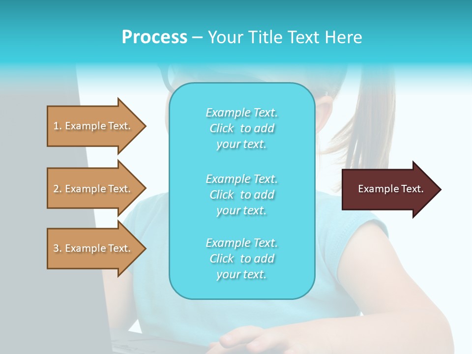 Notebook Positive Computer PowerPoint Template