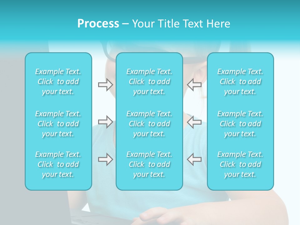 Notebook Positive Computer PowerPoint Template