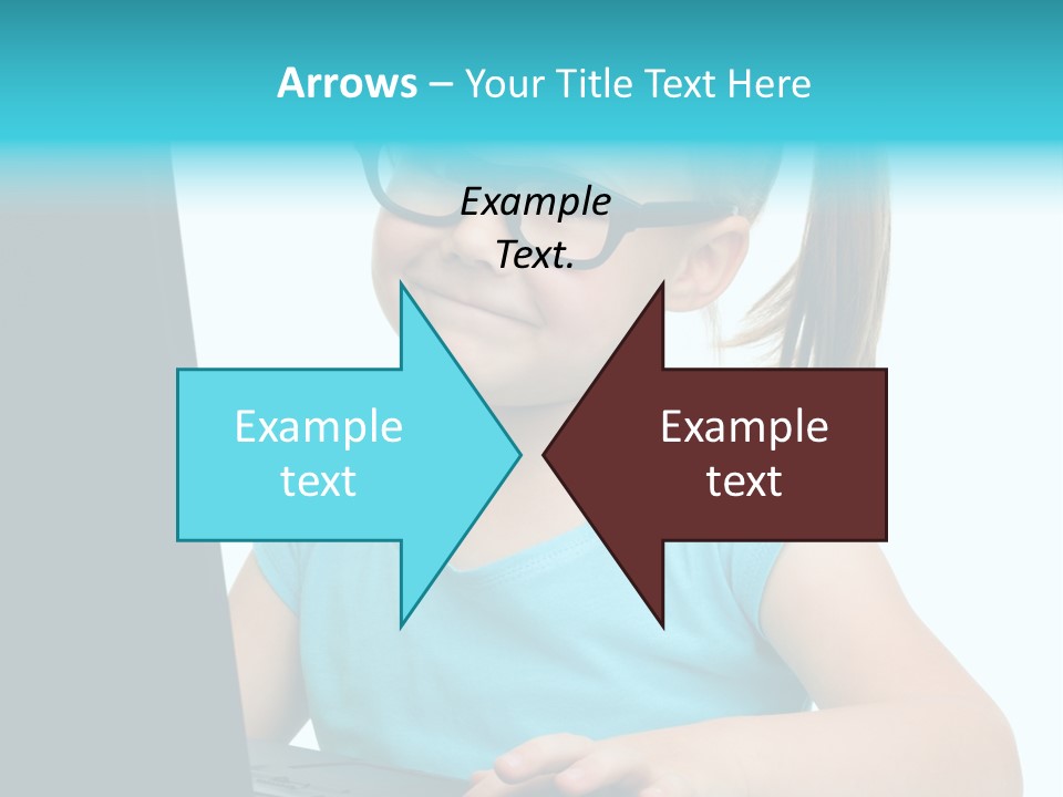 Notebook Positive Computer PowerPoint Template