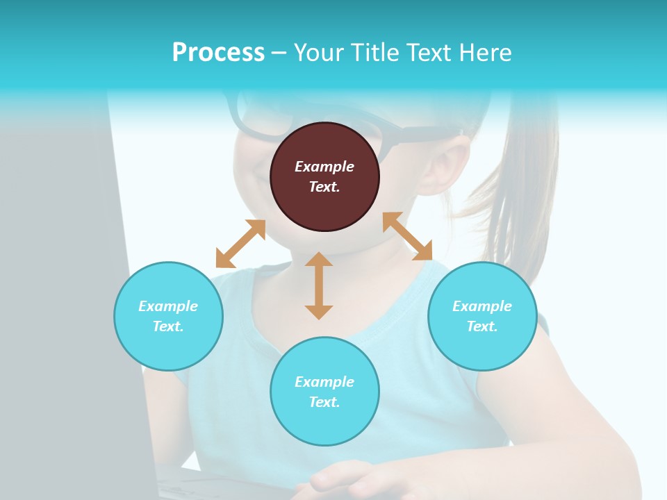 Notebook Positive Computer PowerPoint Template