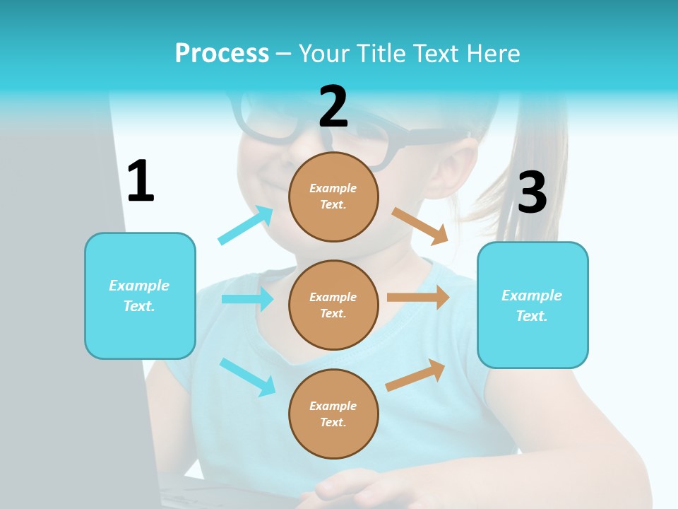 Notebook Positive Computer PowerPoint Template