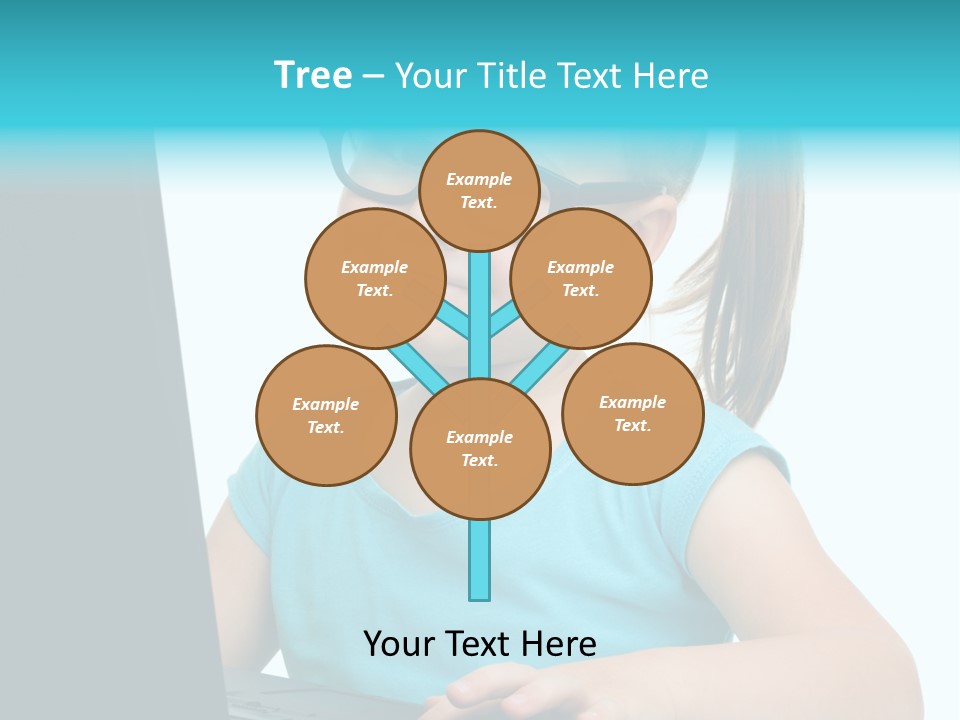 Notebook Positive Computer PowerPoint Template