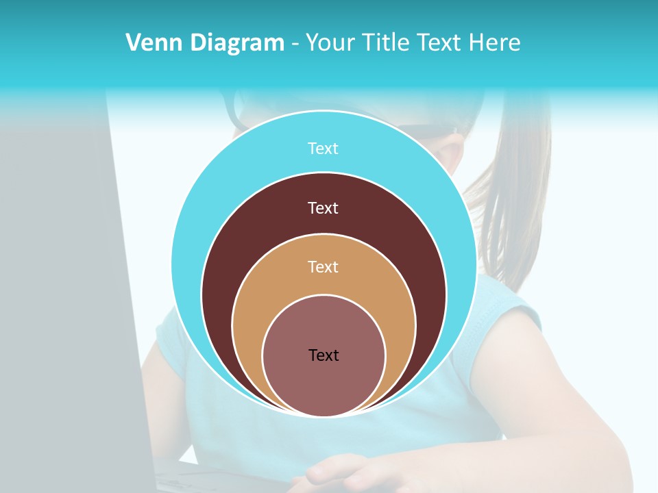 Notebook Positive Computer PowerPoint Template