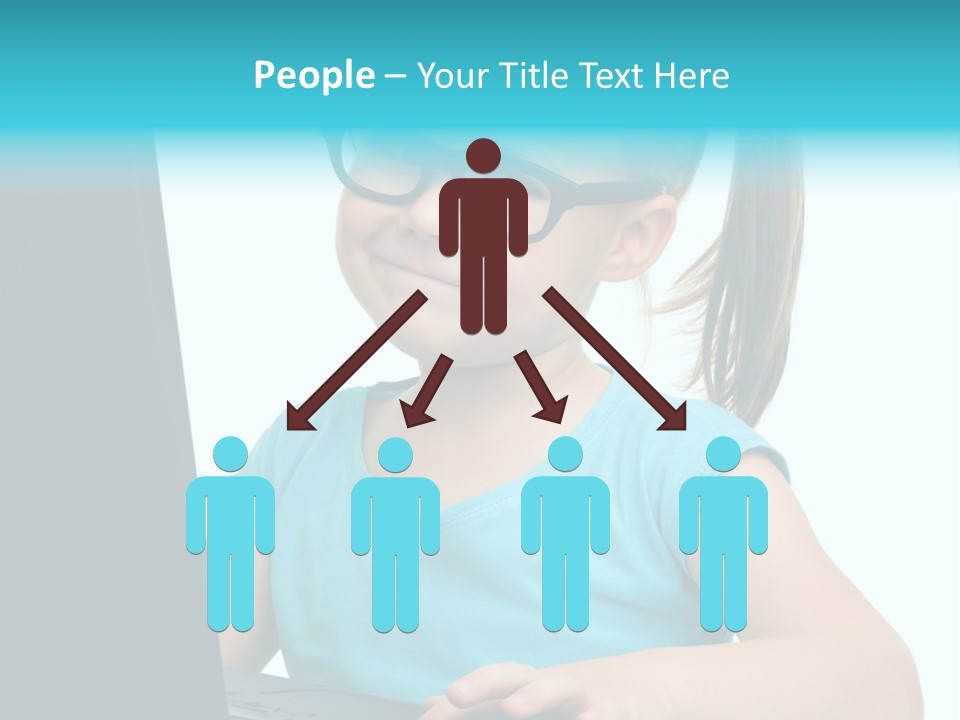 Notebook Positive Computer PowerPoint Template