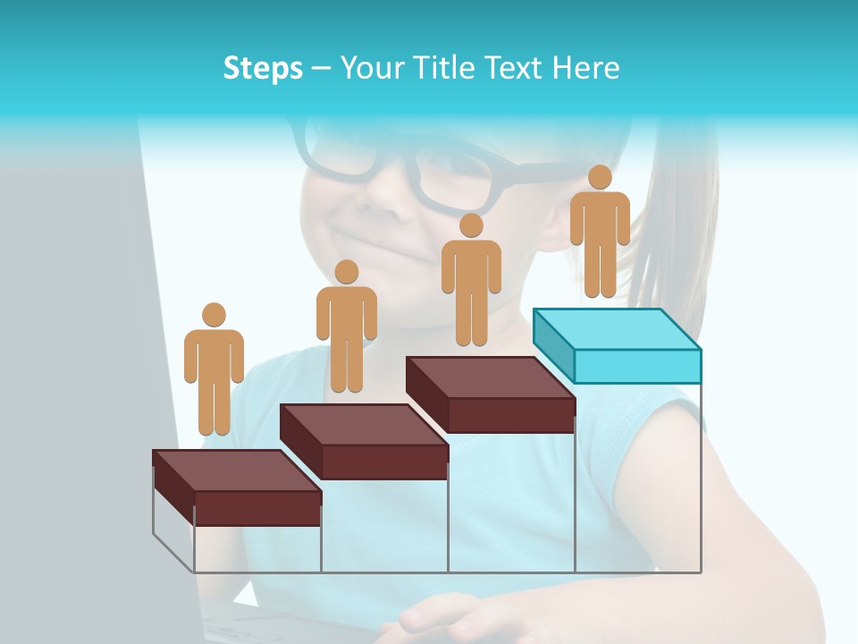 Notebook Positive Computer PowerPoint Template
