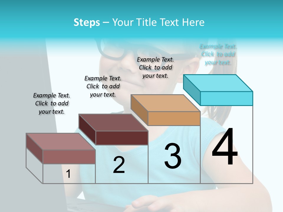 Notebook Positive Computer PowerPoint Template