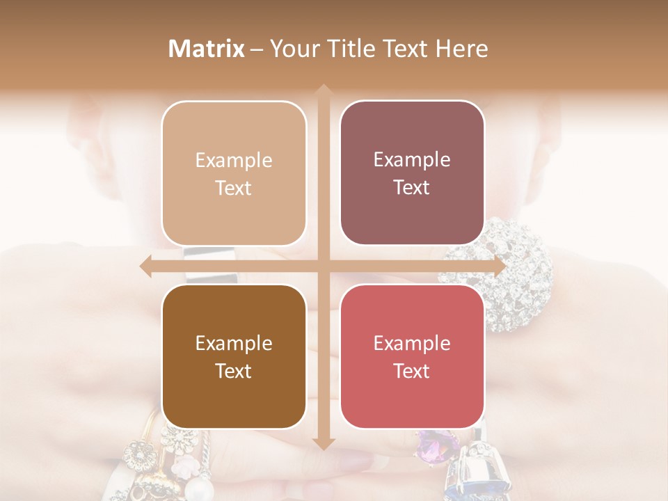 Looking Luxury Diamonds PowerPoint Template