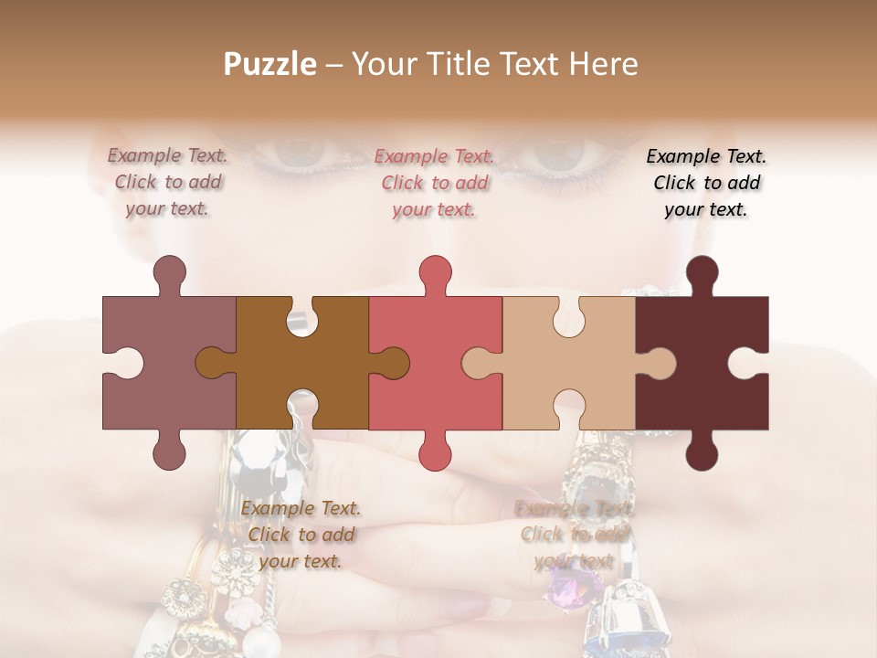 Looking Luxury Diamonds PowerPoint Template