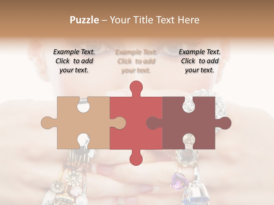 Looking Luxury Diamonds PowerPoint Template