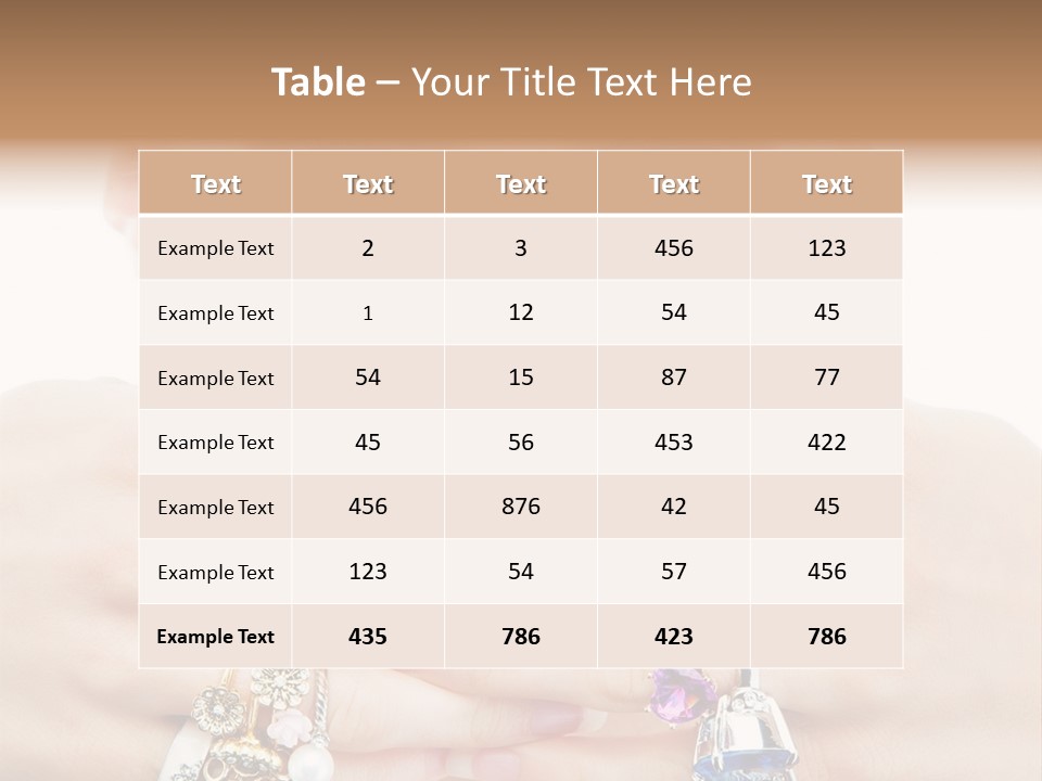 Looking Luxury Diamonds PowerPoint Template