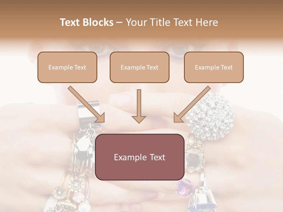 Looking Luxury Diamonds PowerPoint Template