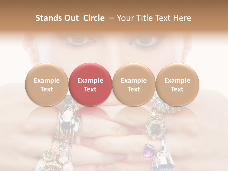 Looking Luxury Diamonds PowerPoint Template