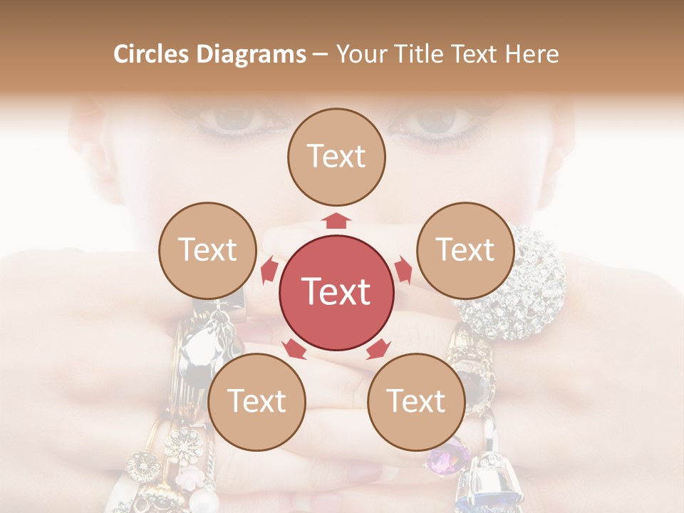 Looking Luxury Diamonds PowerPoint Template