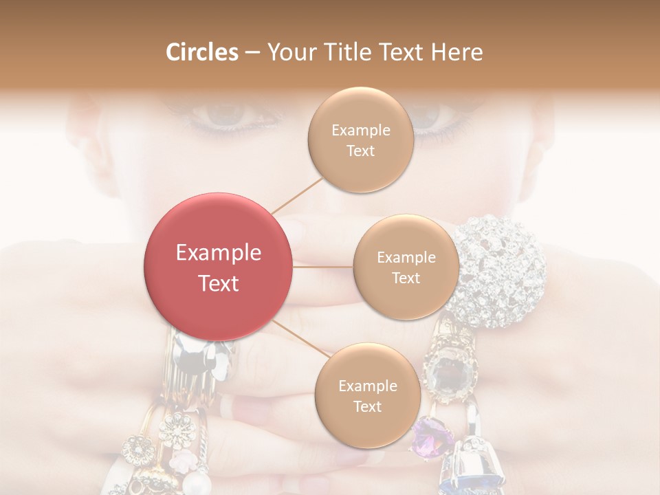 Looking Luxury Diamonds PowerPoint Template