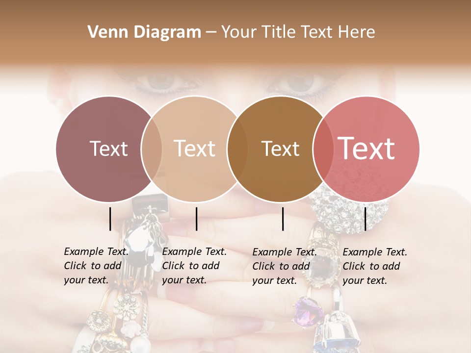 Looking Luxury Diamonds PowerPoint Template