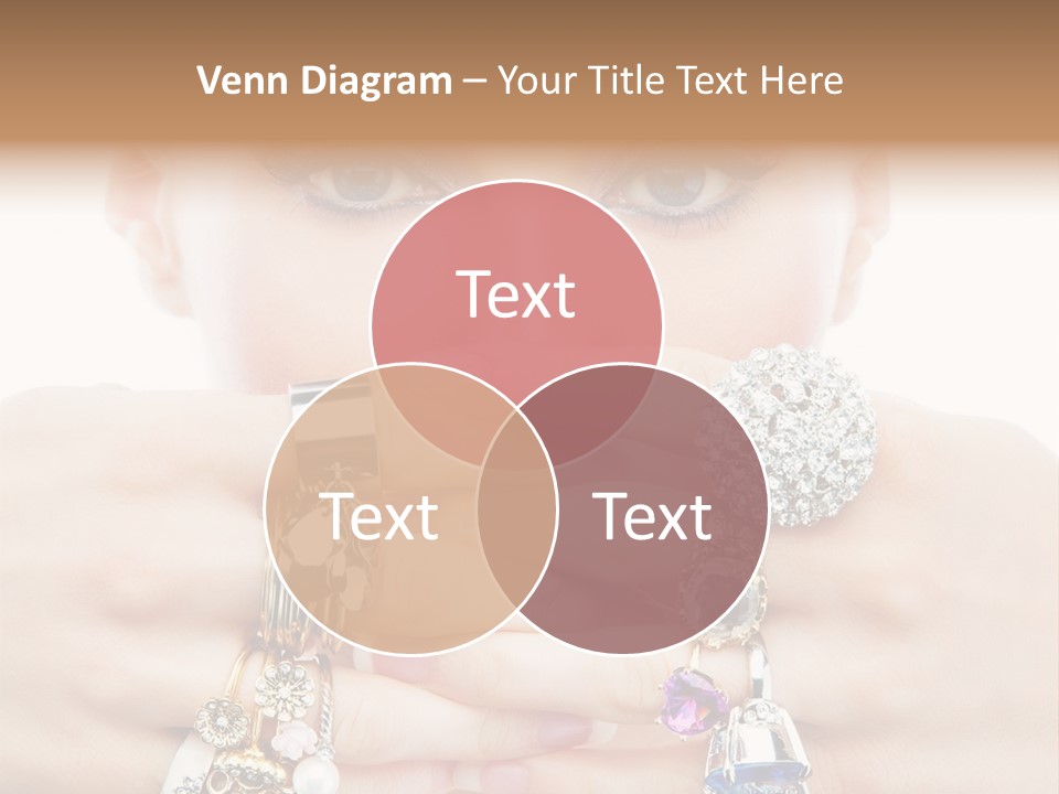 Looking Luxury Diamonds PowerPoint Template