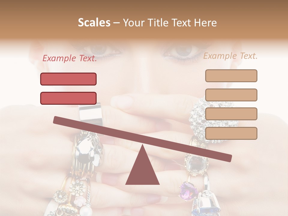 Looking Luxury Diamonds PowerPoint Template