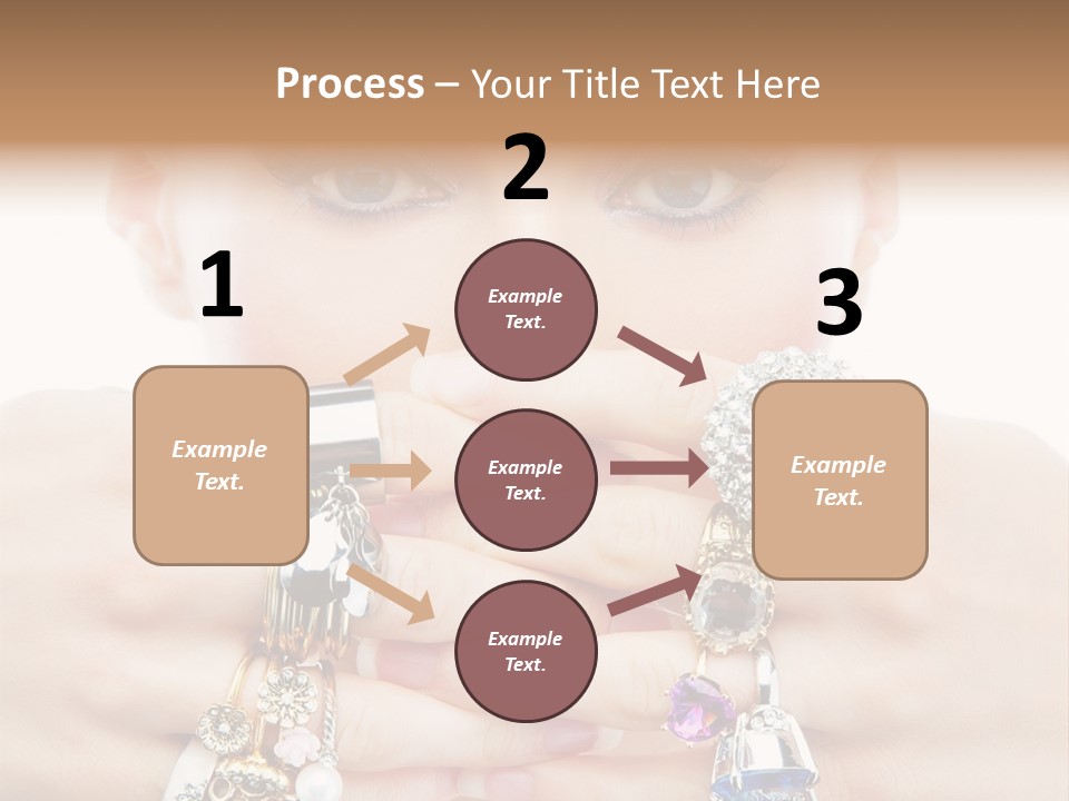 Looking Luxury Diamonds PowerPoint Template