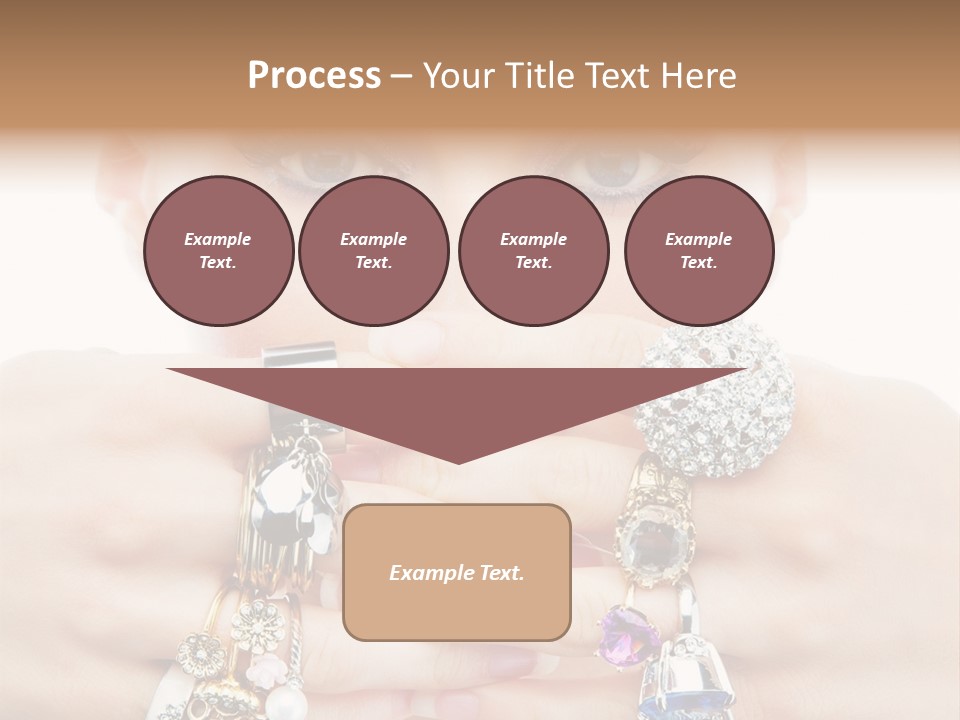 Looking Luxury Diamonds PowerPoint Template