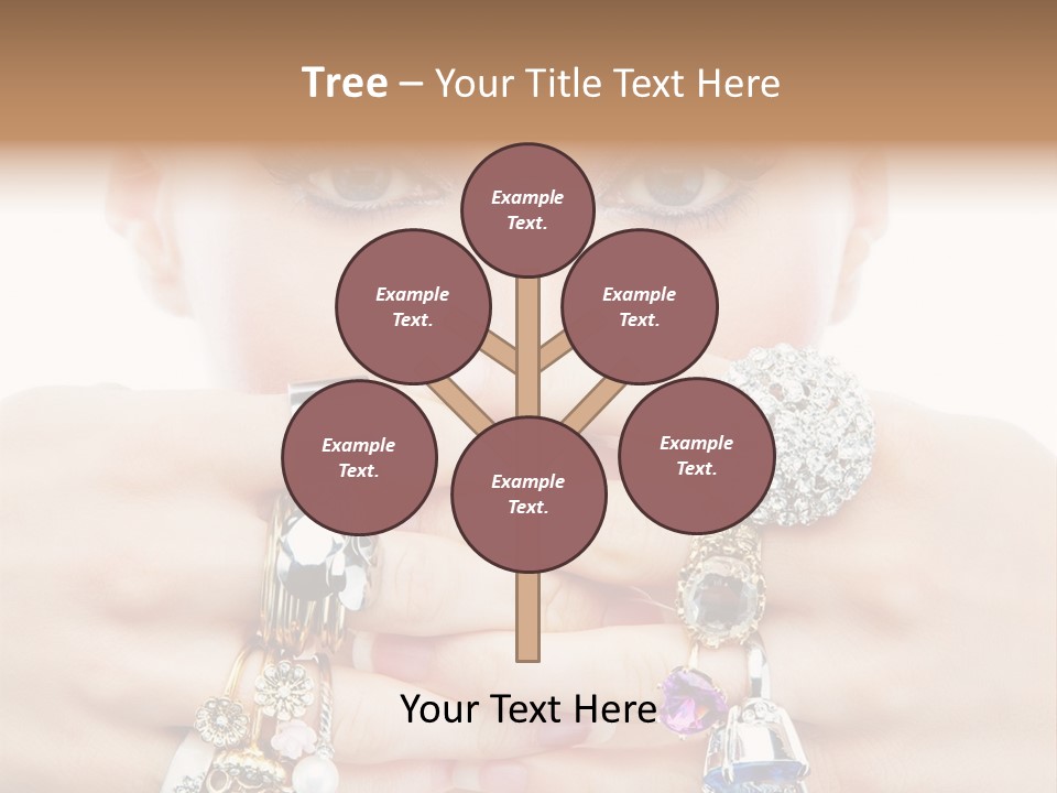 Looking Luxury Diamonds PowerPoint Template