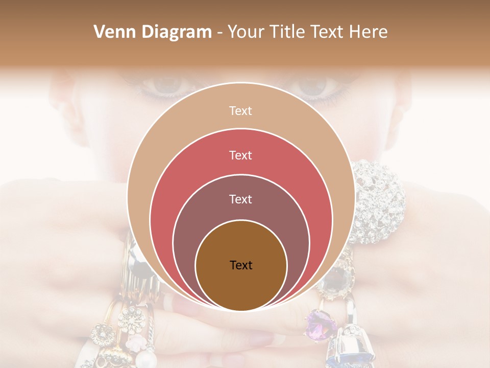 Looking Luxury Diamonds PowerPoint Template